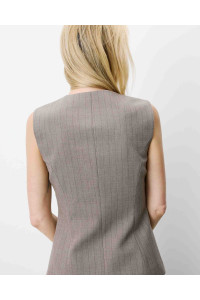 Gilet tailleur à rayures