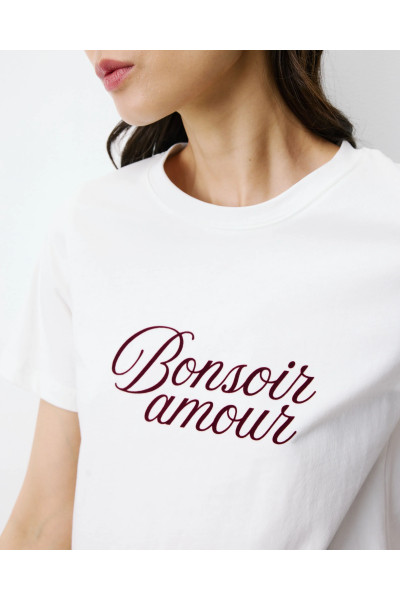 Teeshirt à message