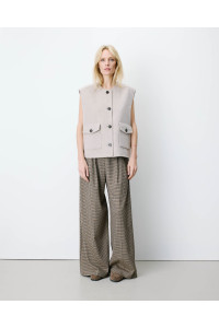 Gilet sans manches oversize