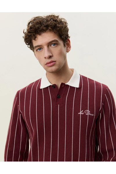 Polo en maille jacquard