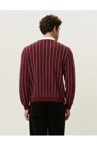 Polo en maille jacquard
