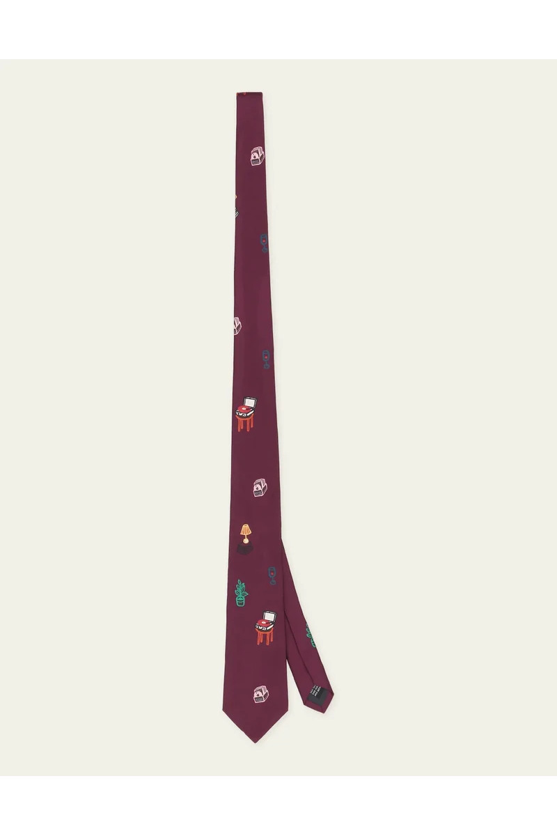 Cravate avec motif