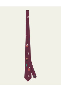 Cravate avec motif