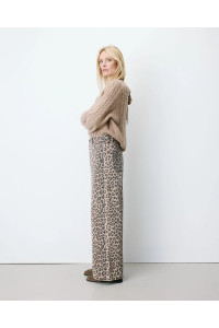 Jean large taille haute
