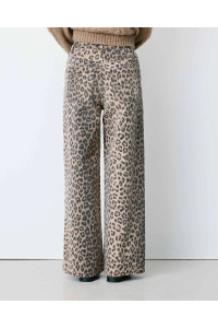 Jean large taille haute