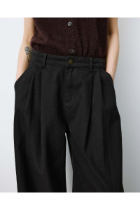 Jean baggy taille élastique