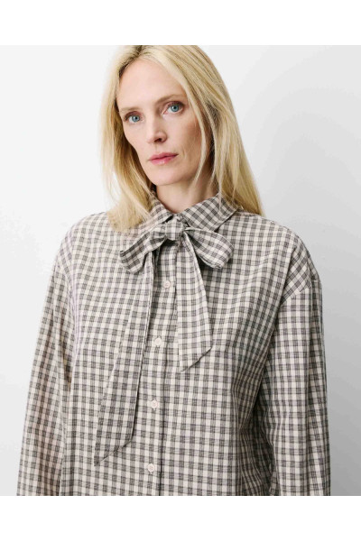 Chemise oversize col cavalier