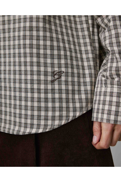 Chemise oversize col cavalier