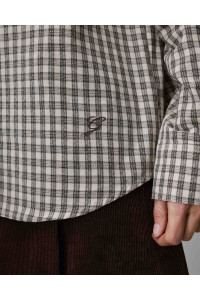Chemise oversize col cavalier
