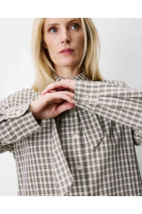 Chemise oversize col cavalier