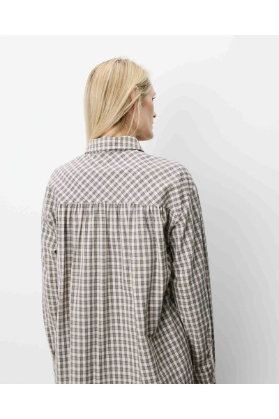 Chemise oversize col cavalier