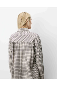 Chemise oversize col cavalier