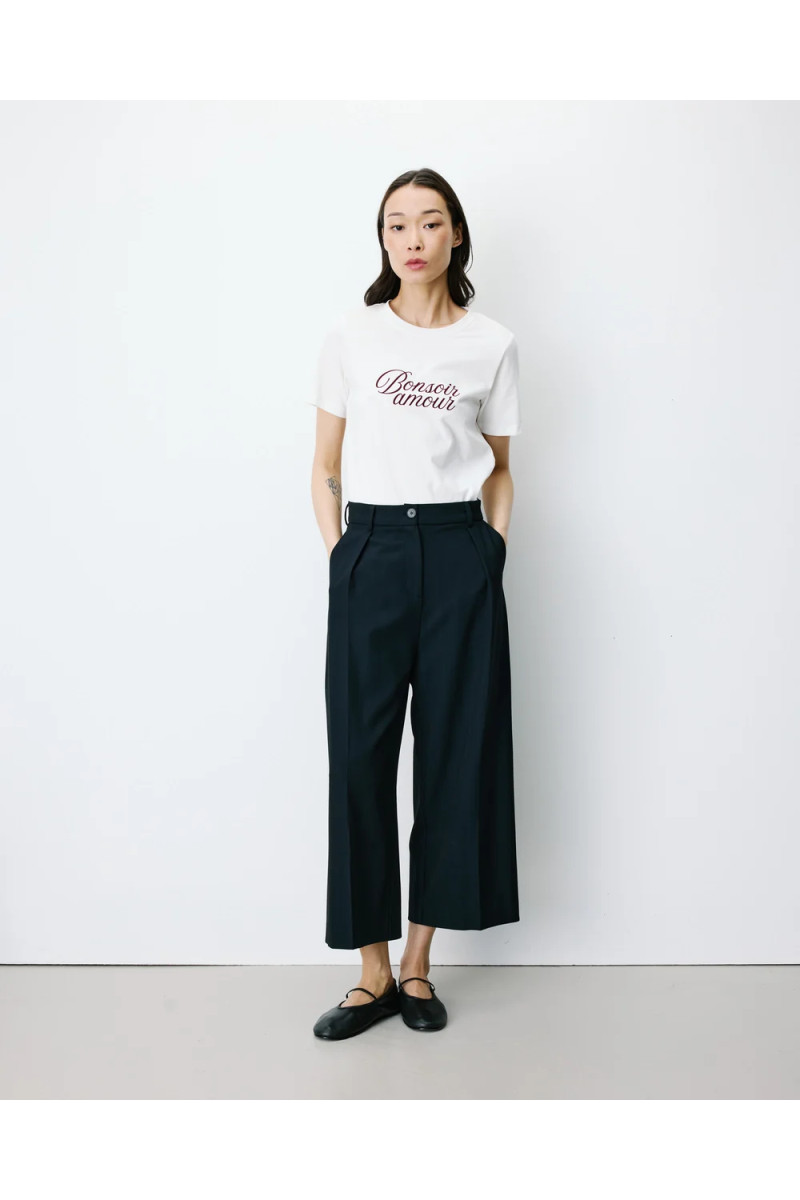 Pantalon tailleur cours oversize