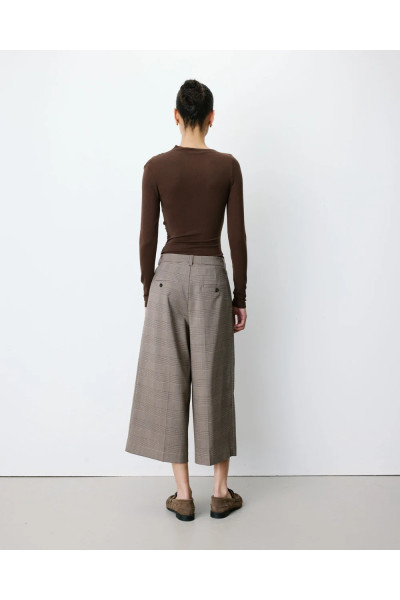 Pantalon jupe-culotte large
