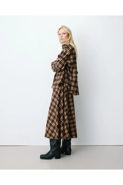 Chemise oversize à carreaux