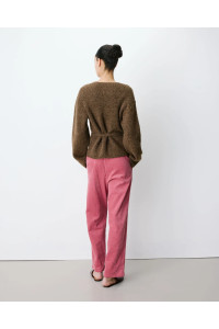 Cardigan droit cache-coeur