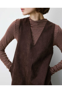 Robe courte sans manches