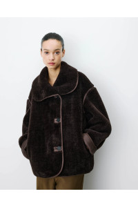 Manteau en fausse fourrure