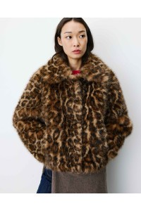 Manteau fausse fourrure