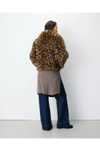 Manteau fausse fourrure