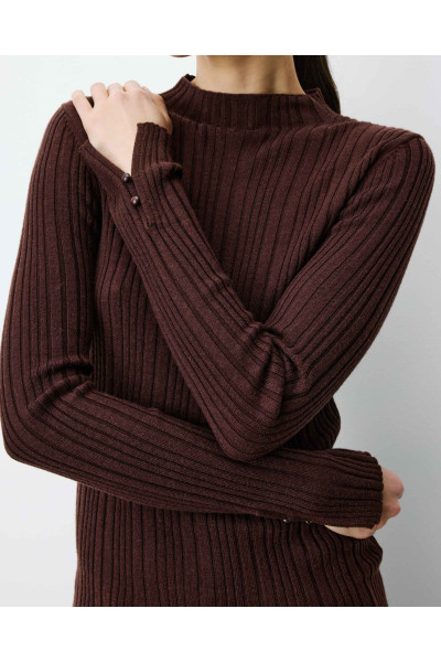 Pull ajusté en maille