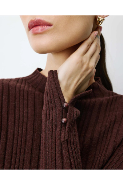 Pull ajusté en maille
