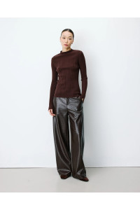 Pull ajusté en maille
