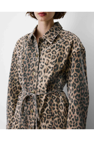 Robe courte en jean