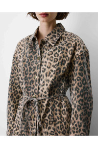 Robe courte en jean
