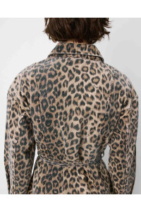 Robe courte en jean