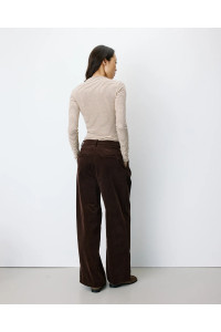 Pantalon baggy en velours