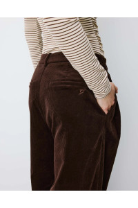 Pantalon baggy en velours