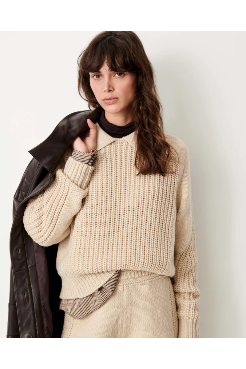 Pull à col polo
