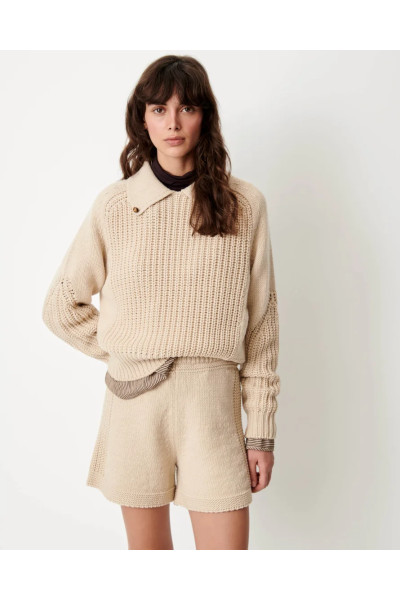 Pull à col polo