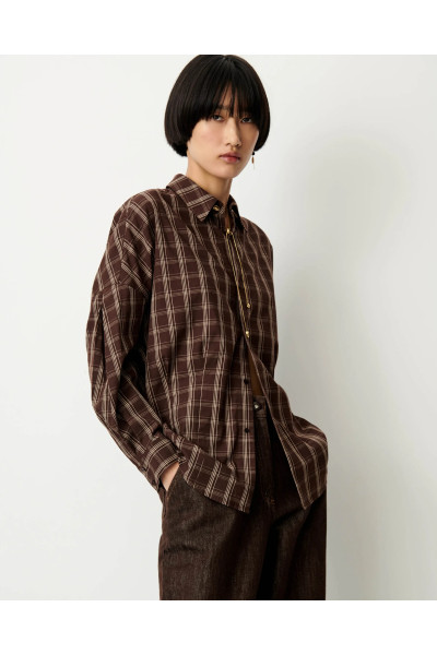 Chemise à carreaux