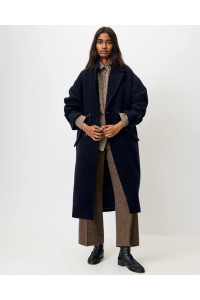 Manteau long en laine