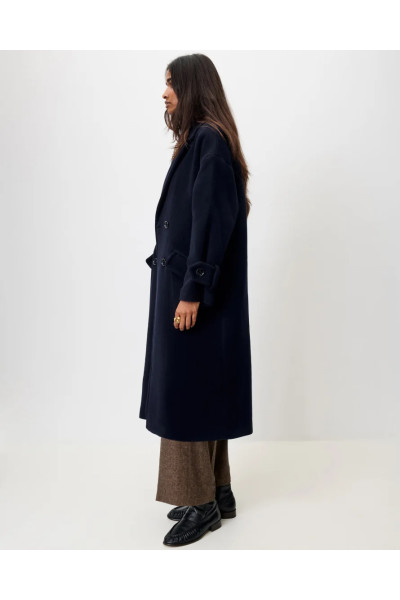 Manteau long en laine