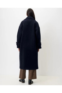 Manteau long en laine