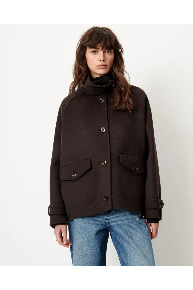 Manteau esprit blouson