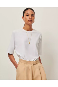 Tee-shirt oversize - Optical white