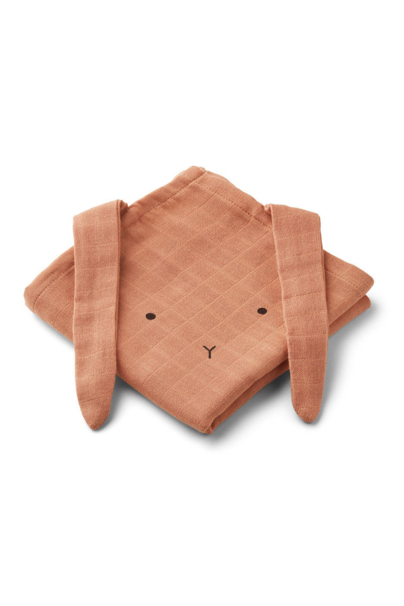 Lot de 2 langes - Rabbit tuscany rose